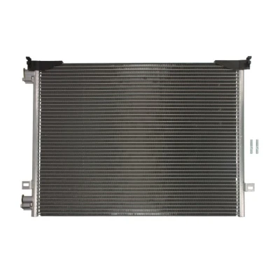 Abbildung von THERMOTEC KTT110228 Klimakondensator ohne Trockner 610 435 16 OPEL: Vivaro A Van, Combi, RENAULT: TRAFIC 2 Bus, Kasten