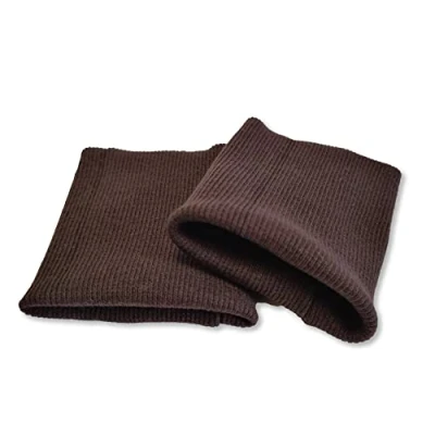 Abbildung von USIT, Handgelenke aus Baumwolle, 8 x 9 cm, ideal zur Reparatur von Hemden und Sweatshirts, 1 Paar, braun