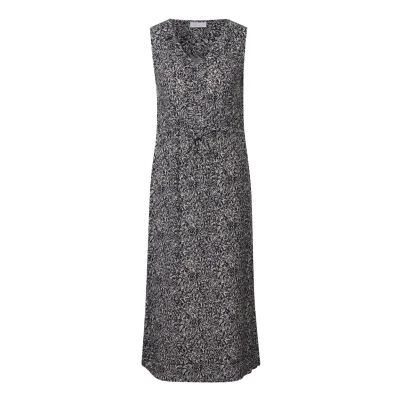 Abbildung von Street One Studio Gemustertes MIDI Freizeitkleid, Damen, Größe: 42, Blau