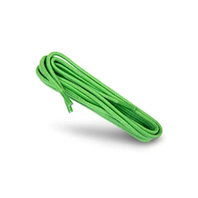 Abbildung von Kaps Gewachste runde Schnürsenkel, 100% natürlicher Baumwolle, stilvolle Schnürsenkel für Anzug und Freizeitschuhe (90 cm /5 bis 6 Schnürösenpaare / 45 Olivfarben)