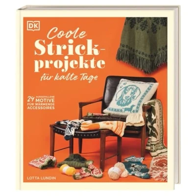 Abbildung von Coole Strickprojekte für kalte Tage: 24 ausgefallene Motive wärmende Accessoires. Einzigartig und individuell. Kreative Strick Ideen von Knitfluencerin Knitting Lotta