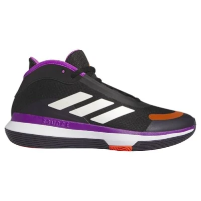 Abbildung von adidas Performance Bounce Legends Basketballschuh, Herren, Größe: 45 1/3, Core black/purple burst/aurora black Textil/synthetik