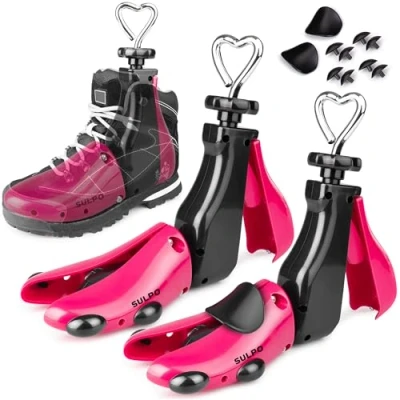 Abbildung von SULPO Schuhspanner 3 Gr. Schuhdehner Schuhweiter Schuhstrecker um Drückende Schuhe Zu weiten Für Enge Herren, Damen, Sneakers, Stiefel, Stiefeletten Extrastark, Verstellbar