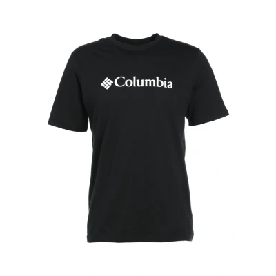 Abbildung von Columbia LOGO Short Sleeve Tshirt basic, Herren, Größe: XS, Black