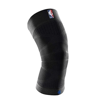 Abbildung von BAUERFEIND Unisex Adult Sports Compression Knee Support Kniebandage, NBA Schwarz, L