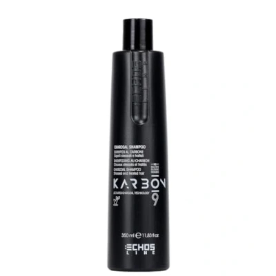 Abbildung von Echosline Karbon.9 Shampoo mit Aktivkohle by sunside 350 ml