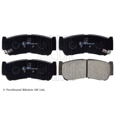 Abbildung von BLUE PRINT ADG04292 Bremsbelagsatz Hinterachse mit akustischer Verschleißwarnung HYUNDAI: Santa Fe 2, 3, I