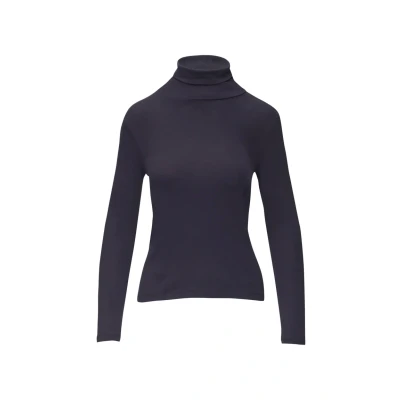 Abbildung von s.Oliver Elastisches MIT Rollkragen Langarmshirt, Damen, Größe: 46, Navy