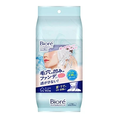 Abbildung von Biore Makeup Remover Clear Wipe off Sheet 60sheets