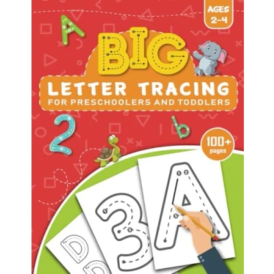 Abbildung von BIG Letter Tracing for Preschoolers and Toddlers ages 2 4: Homeschool Preschool Learning Activities 3 year olds