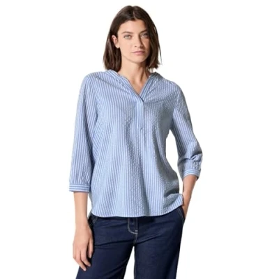 Abbildung von Cecil Damen B345656 Bluse, Blouse Blue, S