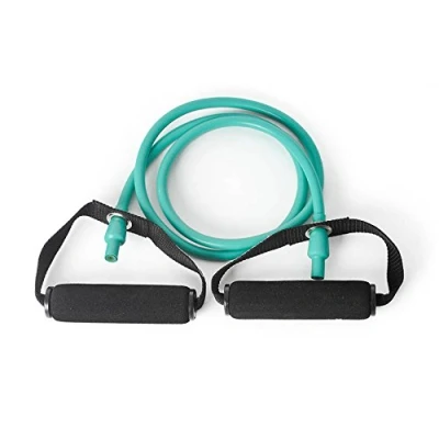Abbildung von DITTMANN Body Tube Deluxe Fitnessband Expander grün/mittel Schaumstoffgriff