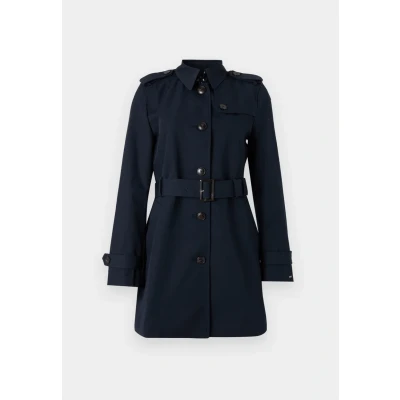 Abbildung von Tommy Hilfiger Heritage Single Breasted Trenchcoat, Damen, Größe: Medium, Midnight