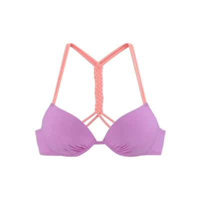 Abbildung von Venice Beach Pushup Bikinitop, Damen, Größe: 34xB, Lila