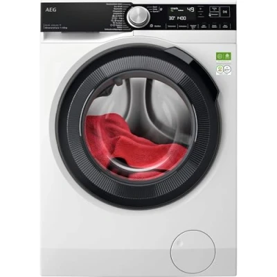 Abbildung von AEG WiFi Waschmaschine Serie 9000 AbsoluteCare, SoftWater Wasservorenthärtung, ProSteam Dampffunktion, 10 kg, Mengenautomatik, Nachlegefunktion, Trommelbeleuchtung, Wasserstopp, 1400 U/min, LR9WW80400