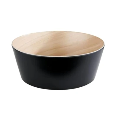 Abbildung von APS Schale „Frida“, Bowl, Melamin Schale, Ø 26,5 cm, 10,5 cm Höhe, beige/schwarz, für 3,4 Liter Inhalt