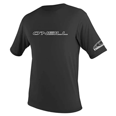 Abbildung von O&#039;Neill Wetsuits Herren Rash Vest Basic Skins S/S Tee, Black, XS, 3402 002
