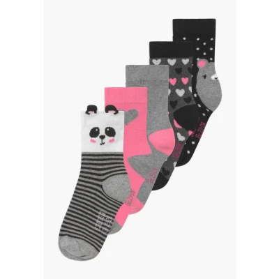 Abbildung von Schiesser MÄDCHEN 5 PACK Socken multicoloured für Kinder, Größe: 19 22, Multi/coloured