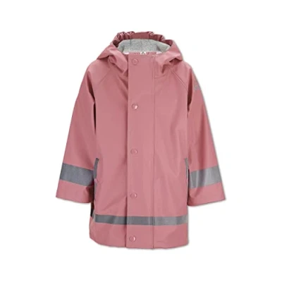 Abbildung von Sterntaler Regenjacke ungefüttert uni Kinder wasserdicht Mädchen Jacke mit verschweißten Nähten, Kapuze und reflektierenden Details robuste Regenbekleidung perlrosa, Größe 92