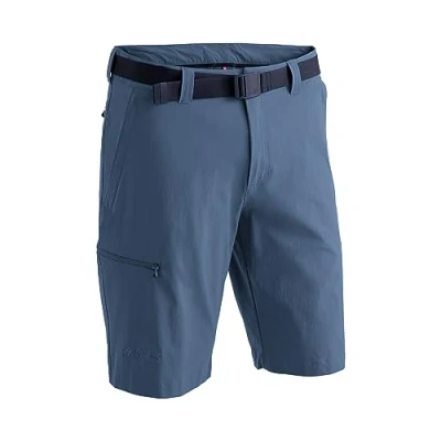 Abbildung von Maier Sports Huang, Kurze Herren Wanderhose, Wasserabweisende Bermuda für Trekking und Hiking, PFC frei, mSTRETCH pro 4 &amp; Dryprotec, Braun, 52 (W34/L32)