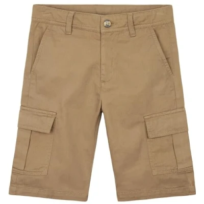 Abbildung von CityComfort Cargo Shorts Jungen, Kurze Cargohose Jungen mit Taschen &amp; Elastischem Bund (Beige, 9 10 Jahre)