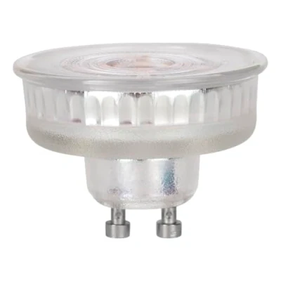 Abbildung von EGLO GU10 LED Leuchtmittel dimmbar, extra flache Glühbirne für Einbauspots, 4 Watt, 400 Lumen, Reflektor Lampe warmweiß, 2700 Kelvin, Einbauhöhe 3,5 cm, Ø 5 cm