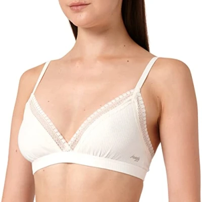 Abbildung von sloggi Damen GO Ribbed Bralette, ANGORA, S
