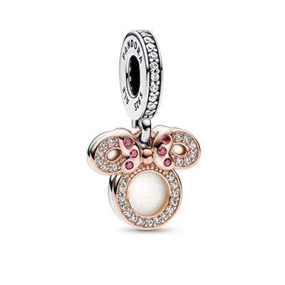 Abbildung von Pandora Disney Damen Charm Mehrfarbig/Roségold/Silber 782615C01