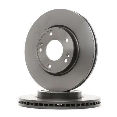 Abbildung von BREMBO COATED DISC LINE 09.9574.11 Bremsscheibe 280 26 5 innenbelüftet beschichtet HYUNDAI: Tiburon Coupe, Tucson, ix35, KIA: Sportage II, Magentis II