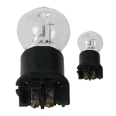 Abbildung von CARALL 2 Stück 12V Autoglühbirnen, Abblendlicht, Fernlicht, Nebelscheinwerfer etc. (PW24W 24W WP3.3x14.5 3)