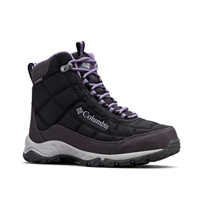 Abbildung von Columbia Firecamp Boot wasserdichte Schneestiefel für Damen, Schwarz (Black x Plum Purple), 37 EU