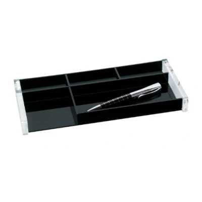 Abbildung von Wedo 601601 Stifteschale (Acryl Exclusiv) glasklar/schwarz