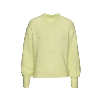 Abbildung von Lascana Strickpullover, Damen, Größe: 32/34, Limone meliert