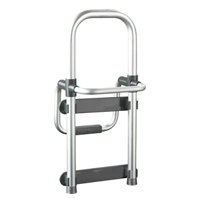 Abbildung von Maximex Secura Einstiegshilfe für die Badewanne, leichte Montage, belastbar mit bis zu 150 kg, aus strapazierfähigem Aluminium und stabilem Kunststoff, Silber