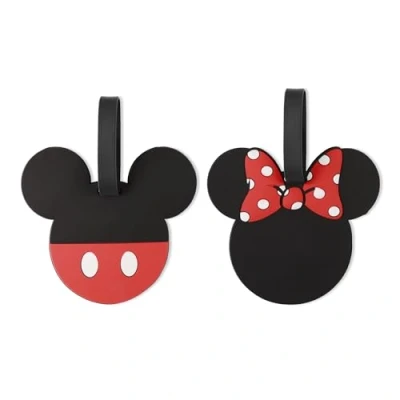 Abbildung von Mickey M Disney &amp; Minnie Mouse VT700349L.PH, Schwarz und Rot, 2 Stück