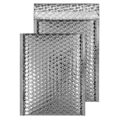 Abbildung von Blake Purely Packaging MBS250 Luftpolsterversandtasche Haftklebung Silber Glanz C5+ 250 x 180 mm 100 Stück