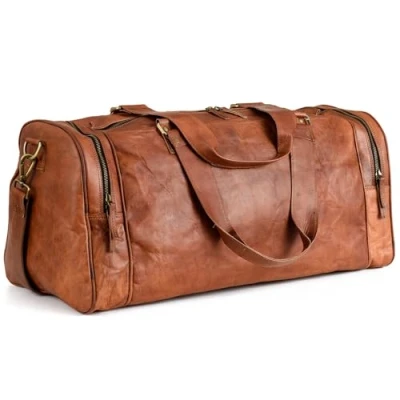 Abbildung von Berliner Bags Vintage Reisetasche Bergen aus Leder, Weekender für Damen und Herren