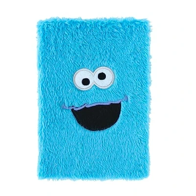 Abbildung von Grupo Erik Bullet Journal Notizbuch A5 Sesamstraße Krümelmonster Plüsch Cover Hardcover Notizblock Tagebuch für Erwachsene und Kinder