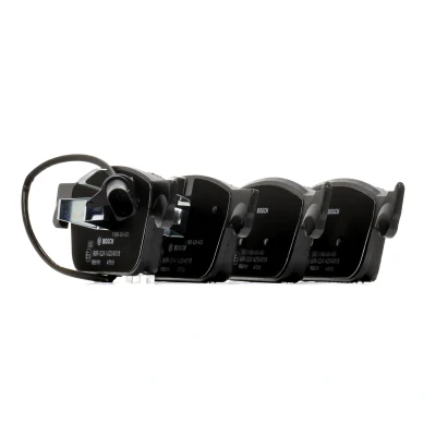 Abbildung von BOSCH 0 986 424 433 Bremsbelagsatz Low Metallic mit integriertem Verschleißsensor AUDI: A4 B9 Saloon, Allroad, Avant