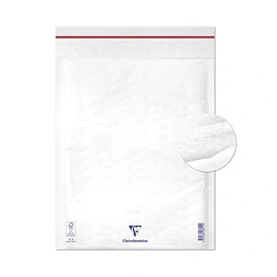 Abbildung von Clairefontaine 7354C Packung mit 10 Luftpolster Versandtaschen weiß 270x360 mm, 90g, 1 Pack