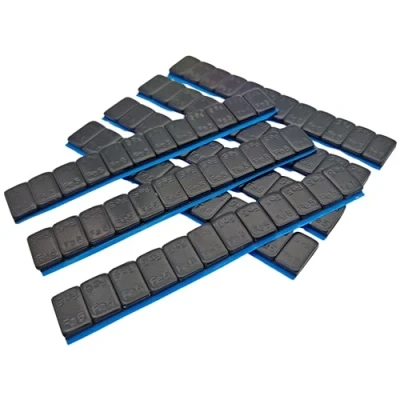 Abbildung von 420g Auswuchtgewichte schwarz kunststoffbeschichtete Stahlgewichtsriegel 7x60g