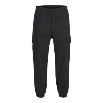 Abbildung von JACK &amp; JONES Herren Hose Jogginghose Freizeithose JPSTKane Collective Cargo Sweat Pants Imp, Farbe:Schwarz, Artikel: Black, Größe:S