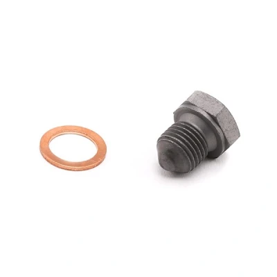 Abbildung von FEBI BILSTEIN 12281 Ölablaßschraube Stahl 19 mit Dichtring VOLKSWAGEN: Polo II Coupe, Vento, III Hatchback, AUDI: Coupe B3, 100 C4 Saloon
