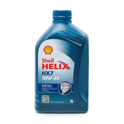Abbildung von Shell Helix HX7 DIESEL 10W 40 1l Motoröl 550040427 MERCEDES BENZ: E Class Saloon, C A Class, VOLKSWAGEN: Golf 4, Polo IV Hatchback