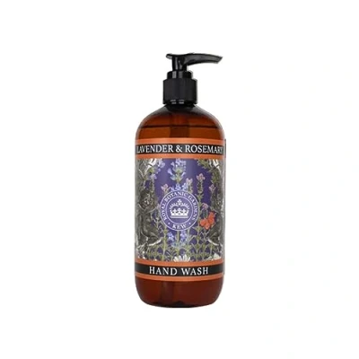 Abbildung von The English Soap Company Kew Gardens Luxuriöse Hand und Körperwäsche, erfrischende botanische Reinigung mit reichhaltigem Schaum, Lavendel Rosmarinduft 500 ml