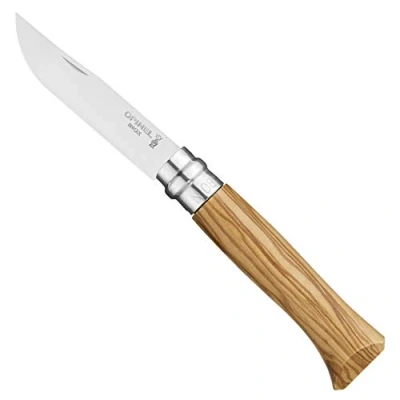 Abbildung von Opinel INOX Lux Olive Messer, braun, S
