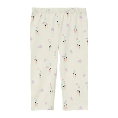Abbildung von s.Oliver Capri Leggings mit All Over Print Creme 116