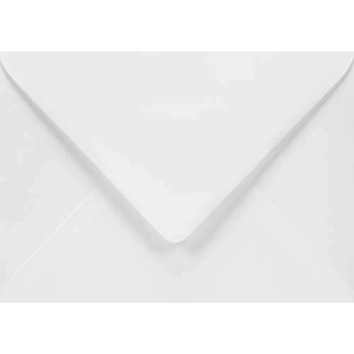 Abbildung von Netuno 25 weiße Briefumschläge DIN B6 125 x 175 mm 120g Aster Smooth White Briefhüllen nassklebend ohne Fenster Weiß Einladungsumschläge Hochzeit Geburtstag Taufe wedding invitation envelope