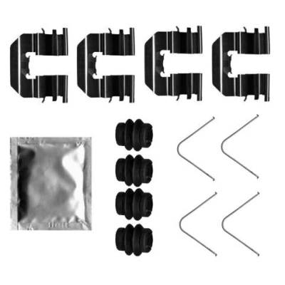 Abbildung von TEXTAR 82550600 Zubehörsatz, Scheibenbremsbelag KIA: Rio 3, 4, Optima / K5, HYUNDAI: i40 Estate, i30 II Hatchback, i20 Hatchback