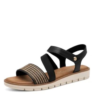 Abbildung von Marco Tozzi Riemensandalette black, Damen, Größe: 40, Black Schuhe
